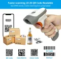 NETUM L5 Wired 2D Barcode Scanner and L8BL-W Blueooth Wireless QR Barcode Reader PDF417 Automatic Sensing for Pos Scanning. 