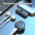 Lavalier Microphone 2.4GHz Wireless Microphone Magnetic Suction Microphone With Charging Case For Video Recording Plug and Play. 