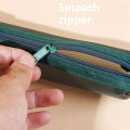 Grid Pencil Case Organizer Portable Exam Pencil Case Multi-Function Zippered Stationery Pouch School Supplies. 