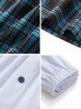 JupiterSecret 6 Pcs Boxer Shorts Casual Plaid Elastic Waistband Button Mens Boxer Underwear Woven Shorts For Home Random Color.