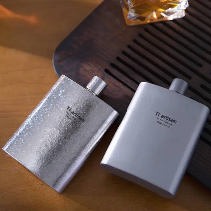 Tiartsian%20Outdoor%20Pure%20Titanium%20100ml%20Mini%20Wine%20Bottle%20Whisky%20Wine%20Pot%20With%20Funnel%20Camping%20Hiking%20Ultralight%20Pocket%20Sake%20Flask%20-%20Image%205
