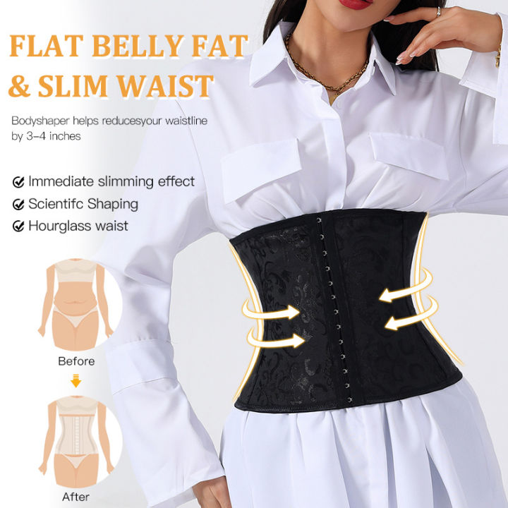 Women's%20Gothic%20Corset%20Waist%20Trainer%20Shaping%20Top%20with%203%20Hooks%20and%20Bust%20Support%20Slimming%20Bodysuit%20for%20Layering%20or%20Outerwear%20Sty%20-%20Image%205
