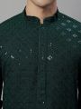 Embroidery Work Pure Cotton Kurta Pajama Set || Kurtha Suruwal Set For Mens. 