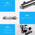 Stainless Steel UV Water Ultraviolet Tube Lamp Direct Drink Disinfection Treatment Filter Aquarium Fish Tank Purifier Cleaner. 