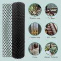 Heavy-Duty Plastic Chicken Black Wire Fence Mesh for Gardening, Barrier Netting, Poultry Dogs Rabbit Fencing. 