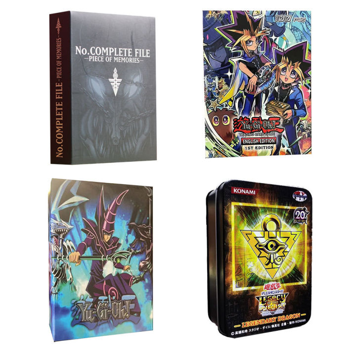 66Pcs -148pcs Yugioh Cards Yu-Gi-Oh! Card Game 5DS Blue-Eyes White Dragon YNCHRO SUMMON Letter Duel Link Game Black Magician