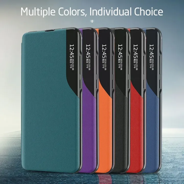 Smart%20View%20Flip%20Book%20Leather%20Phone%20Case%20For%20Redmi%2014C%20Note%2014%20Pro%20Plus%204G%205G%20Xiaomi%20Poco%20X7%20Pro%205G%20C75%20Shockproof%20Protect%20Cover%20-%20Image%202