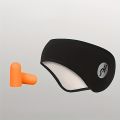 Adjustable Sleep Mask with Ear Covers - Soft Black Noise Cancelling Eye & Ear for Travel, Snoring, Lightweight for home & Airpla. 