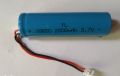 Lithium ion battery 3.7v 18650 with wire 2200mah and JST XHP-2 pin connector. 
