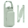 Portable Water Bottle Bag with Adjustable Shoulder Strap Vacuum Cup Cover Heat Insulation Protective Cover for Hiking Camping.