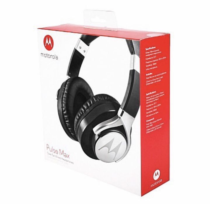 Motorola pulse max wired air head phones set