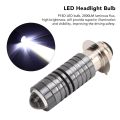 Universal Dual Colour LED Headlight Bulb P15D H6 PX15D For Bike. 
