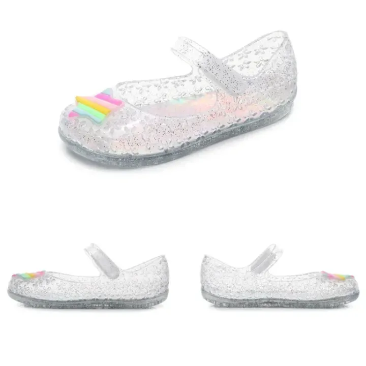 Children's%20Cute%20Transparent%20Sandals%20Princess%20Shoes%20Girls%20Star%20Pattern%20Hollow%20Out%20Flower%20Waterproof%20Anti%20Slip%20Soft%20Flat%20Shoes%20-%20Image%206