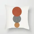 Abstract Geometric Decorative Pillowcase Double-Sided Printed Pillow Covers Zipper Square Living Room Sofa Festival Decor. 