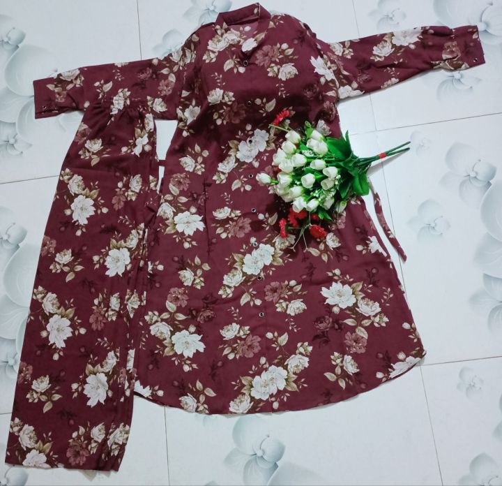 Premium%20Quality%20readymade%20Dubai%20cherry%20two%20piece%20dress%20-%20Image%202