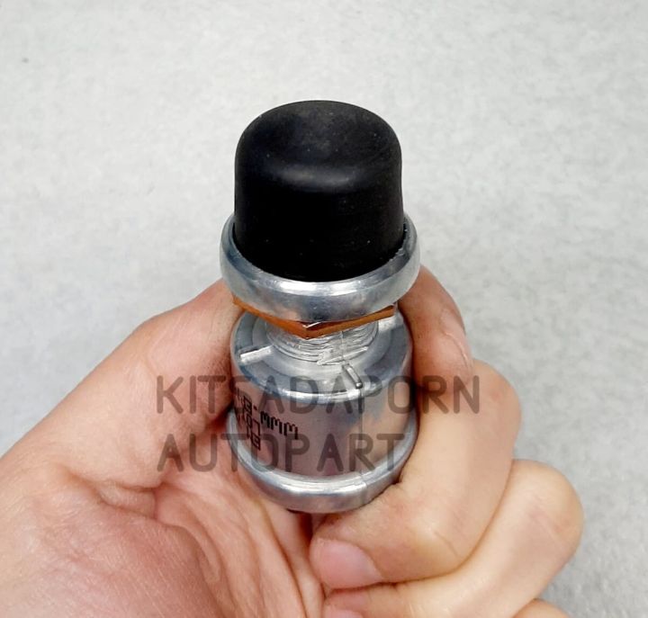 Epina%20Denki%20starter/horn%20switch,%20black%20rubber%20head,%202%20pins,%20push-release%20-%20Image%203