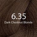 Eazicolor 6.35 Dark Chestnut Blonde Eazicolor Professional Permanent Hair Colour With Developer. 