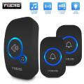 Fuers Wireless Doorbell Waterproof Door Chime Kit Welcome Chime Home Door Bell Intelligent 32 Songs Melodies Sound And LED. 