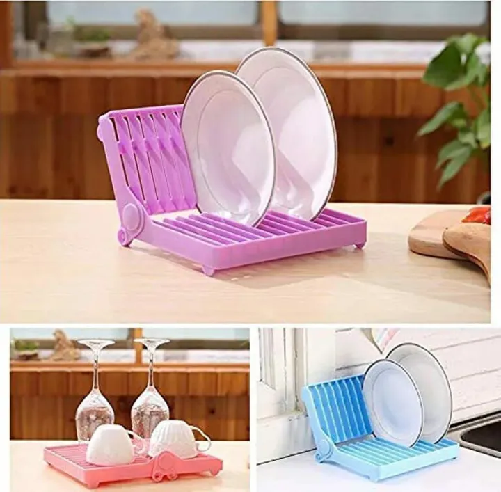 1Pc%20Plastic%20Folding%20Plate%20Holder%20Kitchen%20Dishrack/Dish%20Drying%20Rack/Plate%20Stand%20Bowl%20Organizer-Random%20Color%20-%20Image%205