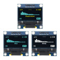 TENSTAR 0.96 Inch OLED SSD1306 White/Blue/Yellow 128X64 IIC I2C Serial Display Module 12864 LCD Screen Board. 