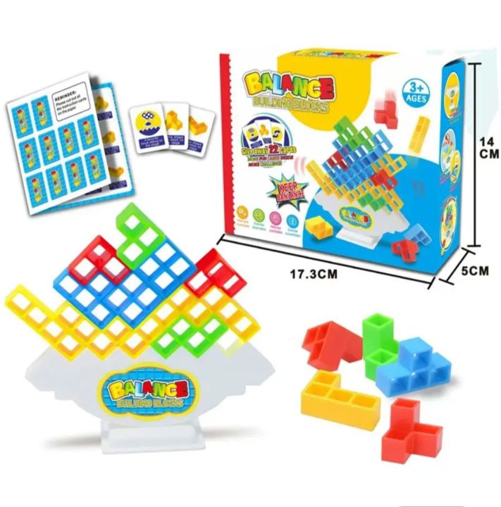Tetra Tower Balance Game, Stack Attack Block Puzzle Game,