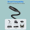 3Pin XLR Cable Male to Female Sound Cannon Microphone Cable for Mixer Amplifier Balanced Analog Audio Cord XLR Extension Cable.