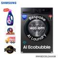 SAMSUNG 9 Kg Washing Machine With AI Eco Bubble WiFi Embedded WW90DG5U24AXIM. 