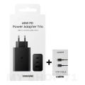 Samsung Original 65W Tri Port, Type-C & USB-A, Super Fast Charger. 