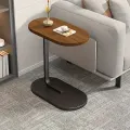 Side table small c shaped bedside coffee table. 