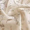 Modern Jacquard Shower Curtain, Featuring Hollow Relief Embroidery of Moonlit Branches, Made from High-Quality Thickened Fabric. 