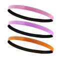 Silicone Grip Headbands Thick Non-Slip Elastic Sport Workout Exercise Multipurpose Use Sweatbands. 
