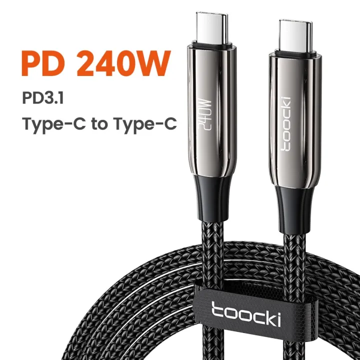 Toocki%20240W%20USB%20C%20To%20Type%20C%20Cable%20PD3.1%2048V%205A%20Super%20Fast%20Charging%20Cable%20Type%20C%20For%20iPhone%2015%20%20%20S23%20%20Macbook%20-%20Image%207