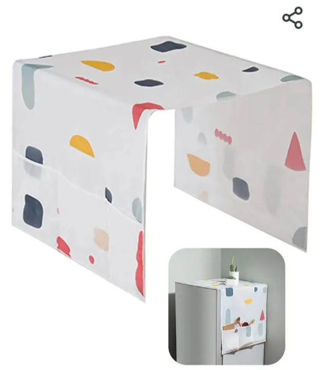 Fridge%20Top%20Covers%20Dust%20Proof%20Cover%20With%20Storage%20Bags%20-%20Image%203