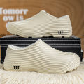 New Fashion Cotton Slippers Men Winter Warm Home Cotton Shoes Waterproof Garden Shoes Indoor Slip on Concise Shoes. 