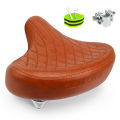 BUCKLOS Oversized Bicycle Saddle Ergonomic Widen Thicken Road Mountain Bike Saddle Soft Comfortable Shock-Absorption Bike Saddle.