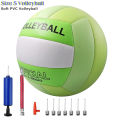 PVC Thickness 2.7mm Machine-Sewn Volleyball No. 5 Macaron Color Game-Specific Ball Soft Inflatable Beach Volleyball. 