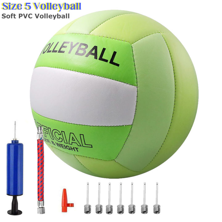 PVC%20Thickness%202.7mm%20Machine-Sewn%20Volleyball%20No.%205%20Macaron%20Color%20Game-Specific%20Ball%20Soft%20Inflatable%20Beach%20Volleyball%20-%20Image%202