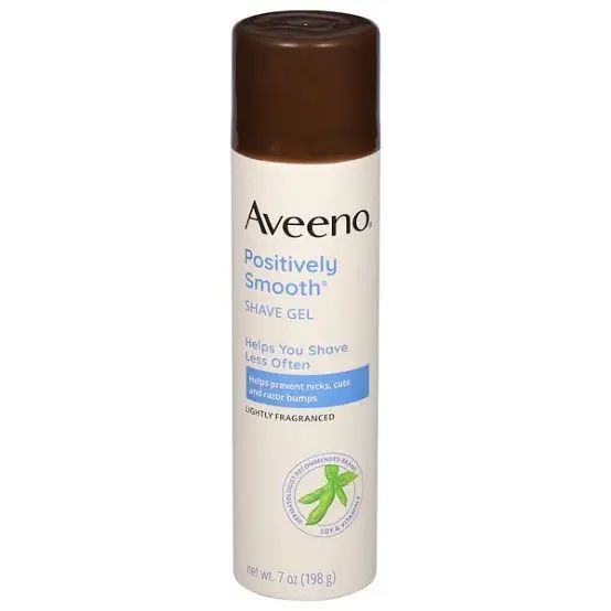 AVEENO POSITIVELY SMOOTH SHAVE GEL 198G
