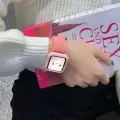 Korean Cute Braied Strap + Case For Apple Watch Band 49mm 41mm 45 44 38 42 Nylon Bracelet For iWatch Series 9 8 7 6 5 4 3 SE 40. 