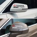 2PC Vinyl Car Styling Stickers Rearview Mirror Side Window Decor Decal. 
