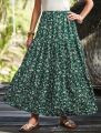 Stylish And Fashionable Long Linen Skirt For Women.