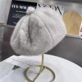 1Pcs Retro Beret Hat Autumn Winter Women British Hepburn Stylish Artist Painter Hats Thick Warm Mountaineering Hat.