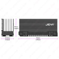 JEYI M.2 2280 SSD HeatSink Cooler, Heavy Duty Aluminum Convective Heat Sink, Passive Heat Sinks with Fins, (35℃ Decrease Max). 