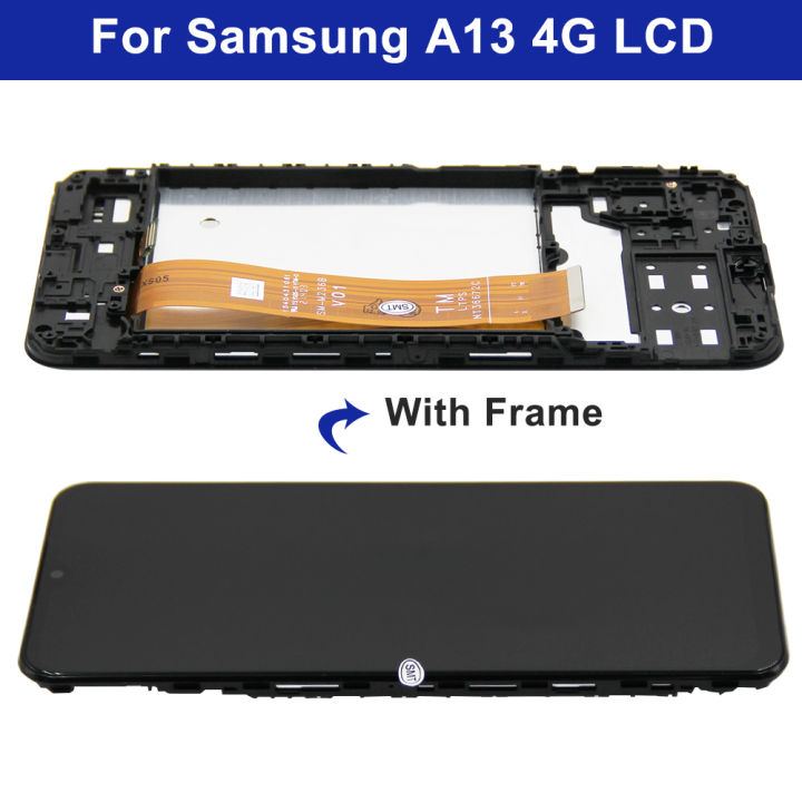 6.6"%20A13%20Screen%20Screen%20Replacement,%20for%20Samsung%20Galaxy%20A13%20A135%20A135F%20A135F/DS%20A135M%20Lcd%20Display%20Digital%20Touch%20Screen%20With%20Frame%20-%20Image%206