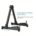 Adjustable Guitar Stand - Folding Free-Standing Holder for Acoustic, Electric, Bass, Guitar, Mandolin, Banjo, Ukulele & Violin. 