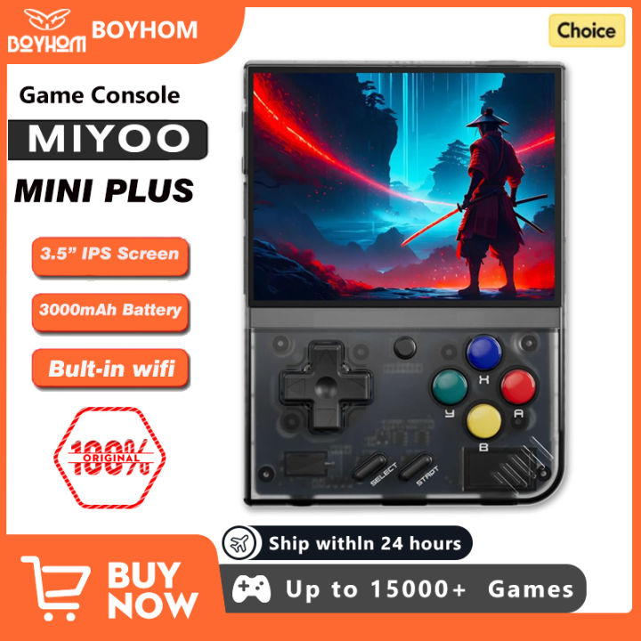 MIYOO Mini Plus Portable Retro Handheld Game Console V2 Mini+ 3.5 Inch ...