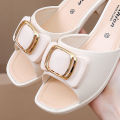 Women's Versatile Summer Sandals - Fashion Thick Sole Flip Flops, Non-Slip Durable Outdoor Slides for Beach/Street Wear. 