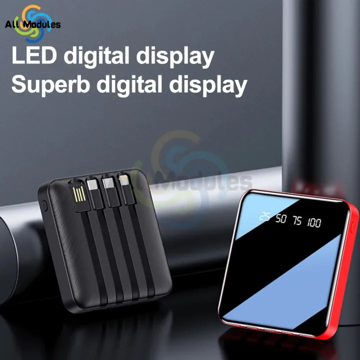 Portable%20Fast%20Charging%2010,000mAh%20Mini%20Power%20Bank%20with%20Cable%20-%20LED%20Flashlight%20&%20Power%20Display%20-%20Image%202