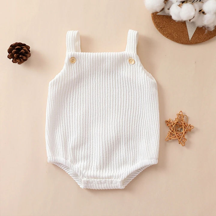 Baby%20Spring%20Autumn%20Clothes%20Set%20Knitted%20Romper%20Triangle%20Crotch%20Button%20One-Piece%20Jumpsuit%20SlingToddler%20Baby%20Boys%20Girls%200-3Y%20-%20Image%202