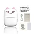 Portable  Mini Printer Portable Thermal Pocket Mobile Printer Stickers Label Photo Wireless Printer New Mini Portable Thermal Pocket Mobile Printer Stickers Usb Photo Printer Pad Printer C9 Thermal Printing Black and White. 